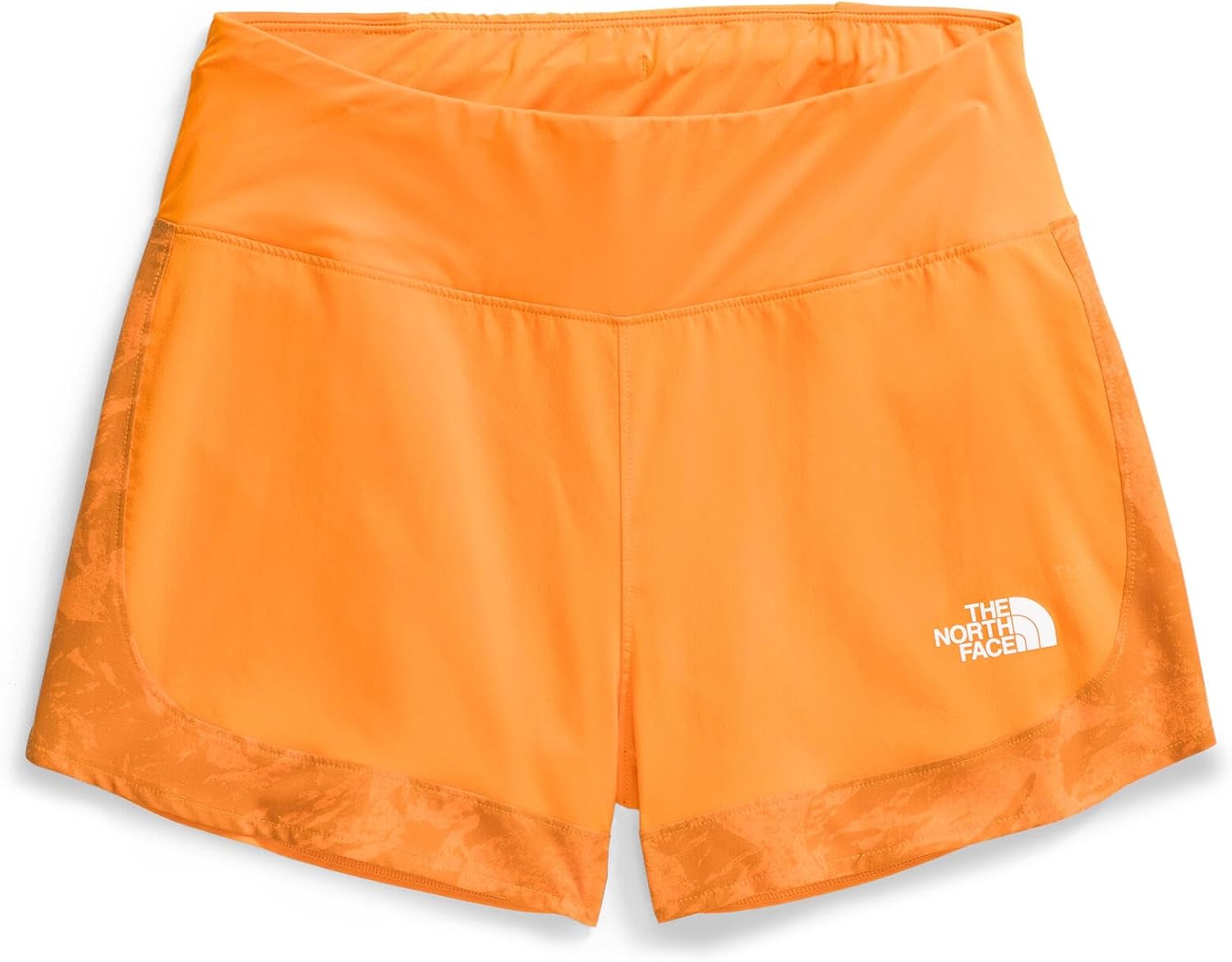 The North Face Women's Sunriser Short 2.5", Apricot Glaze Mountain Traverse Print, Small - Image 6