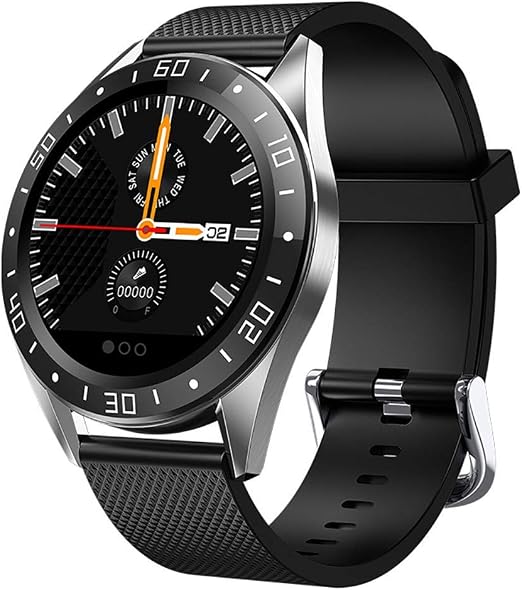 Amazon.com: LIGE Smart Watch Fitness Tracker con monitor de ritmo cardíaco,  presión arterial, pantalla a color, reloj inteligente, contador de pasos,  recordatorio de llamada, control muisc para teléfonos Android iOS para  hombres,