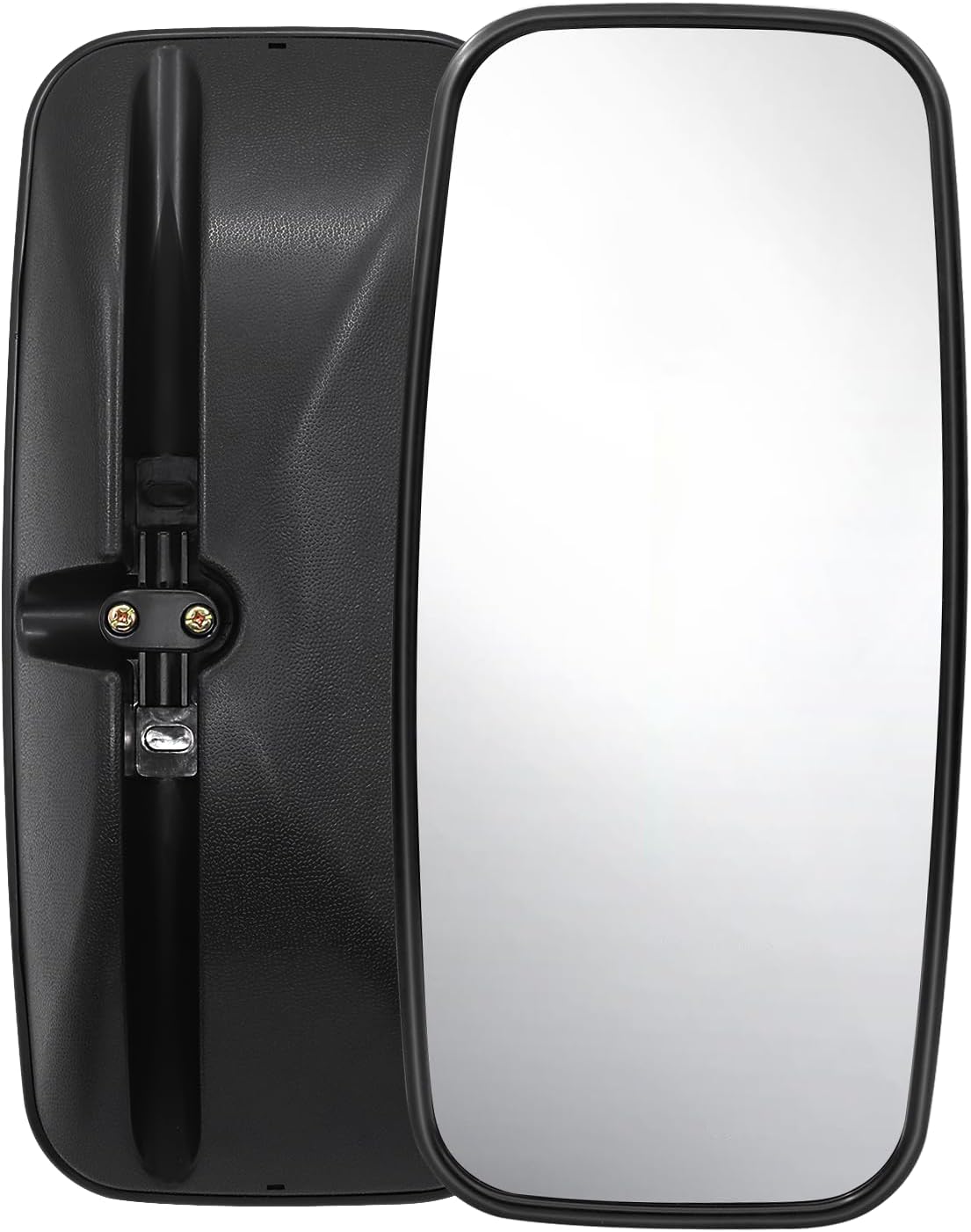 Truck Side Mirrors Adjustable Wide Angle Tractor Mirrors Convex Rearview Reversing Blind Spot Reduction for Forklift Excavator, Trailer, RV (2, 12.3 * 6.4 inches)