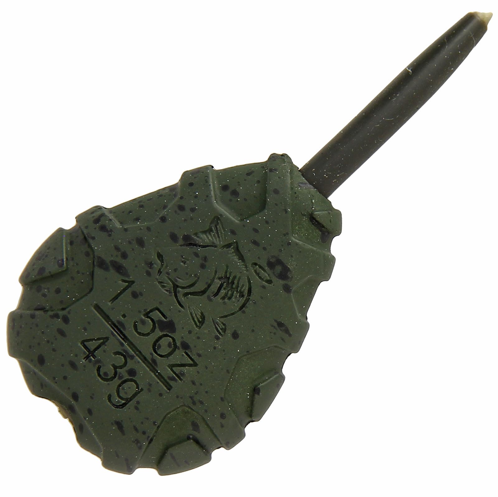 10x Fishing Weights Inline Flat Pear Carp Tackle 1.5oz-3.5oz