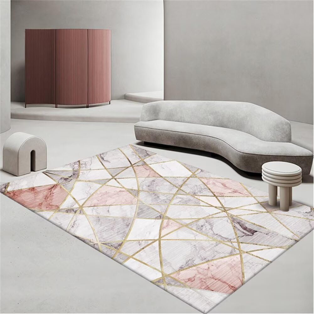 Tapis chambre garçon gris et violet 180x230cm pour espace de jeu
