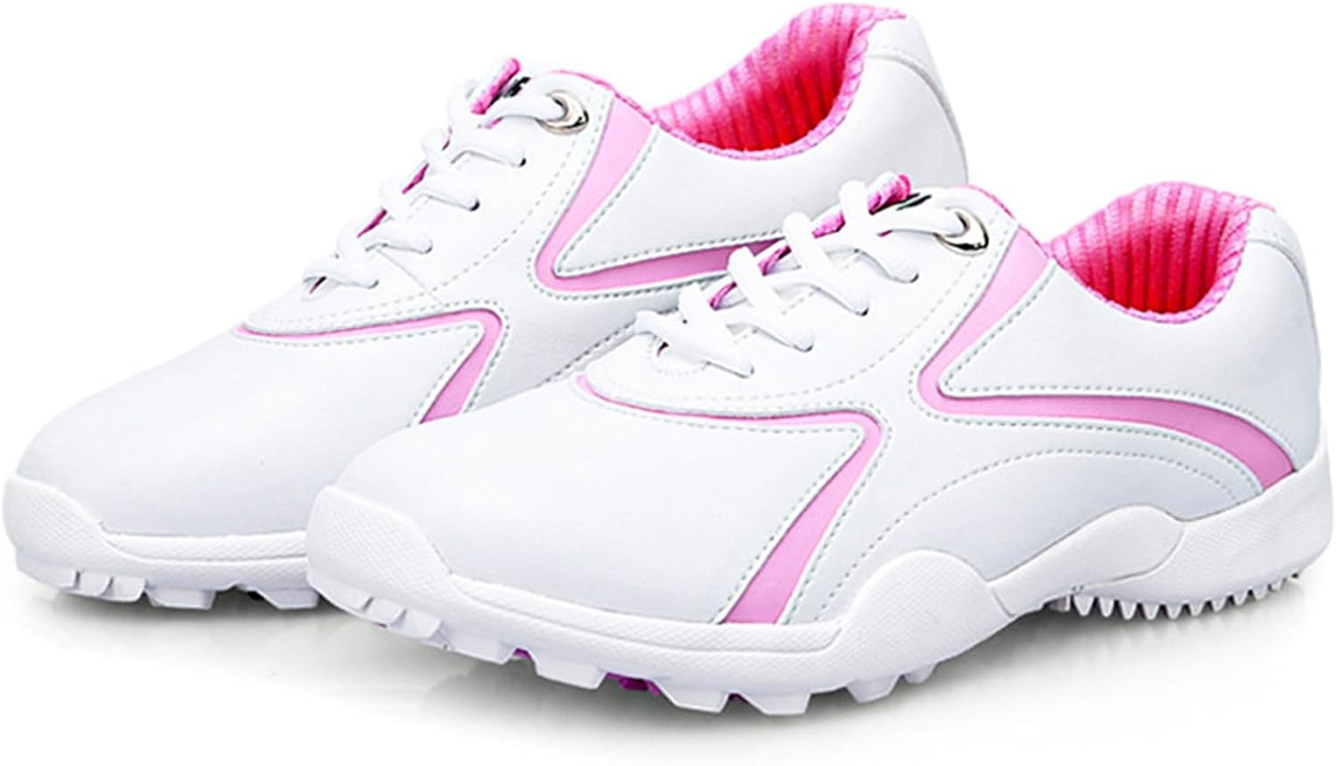 JiuQing Women's Fashion Golf Shoes Spikeless Outdoor Anti Slip Walking Sneaker Breathable Comfortable