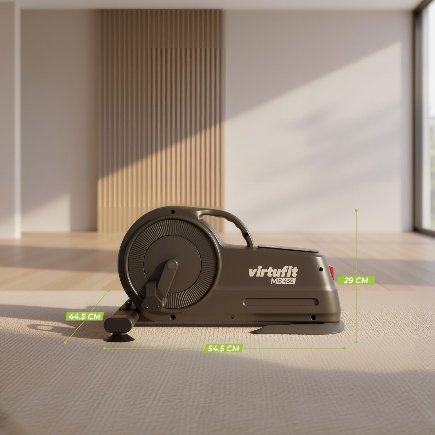 VirtuFit Pedaltrainer Serie - Tragbares Design als Mini Heimtrainer für Zuhause