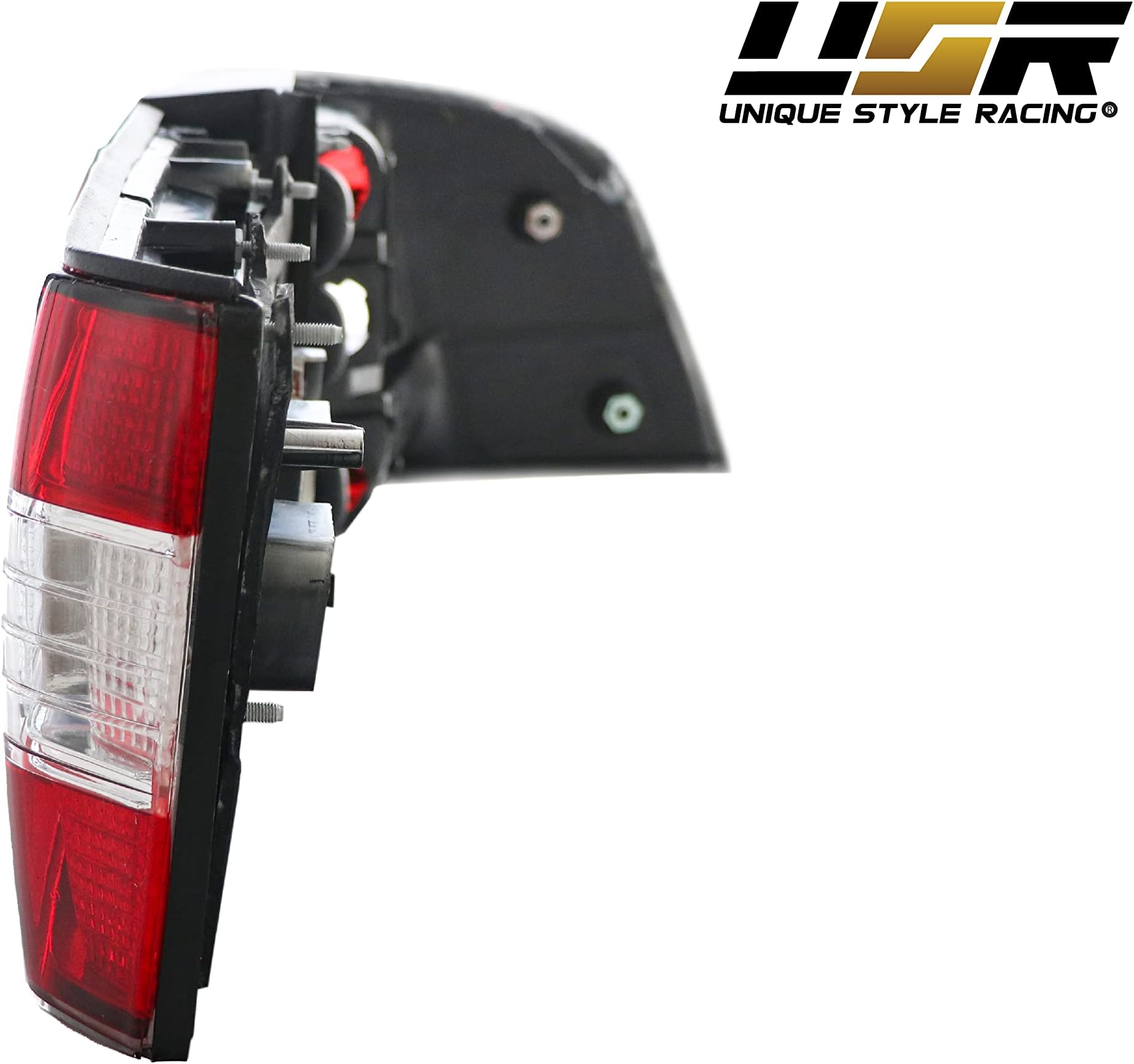 USR 90-94 LS400 Tail Lights - JDM Style Red/Clear Lens Rear Tail Lamps Set (Inner + Outer, Left + Right, 4 Pieces) Compatible with 1990-1994 Lexus LS400 US Spec Onl