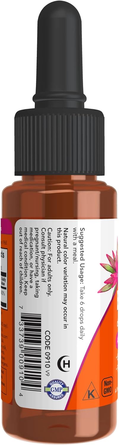 NOW Supplements, Natural Vitamin E Liquid (D-Alpha Tocopherol), Antioxidant Protection*, 1-Ounce : Health & Household