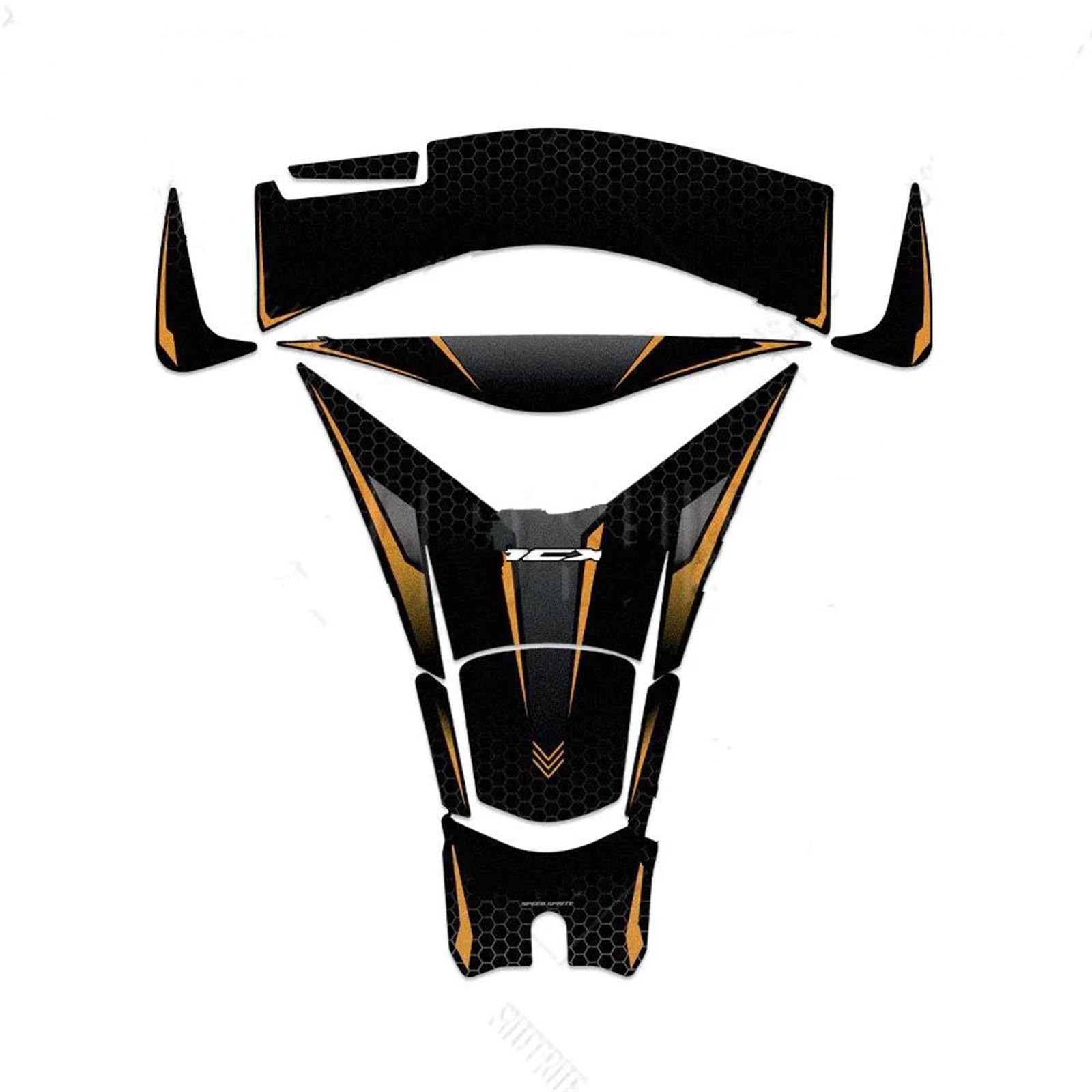 Motorcycle Fuel Tank Pad Decal Gas Cap Oil Cover Protector Sticker Protection for Pcx PCX 2025 Protection(Color2)