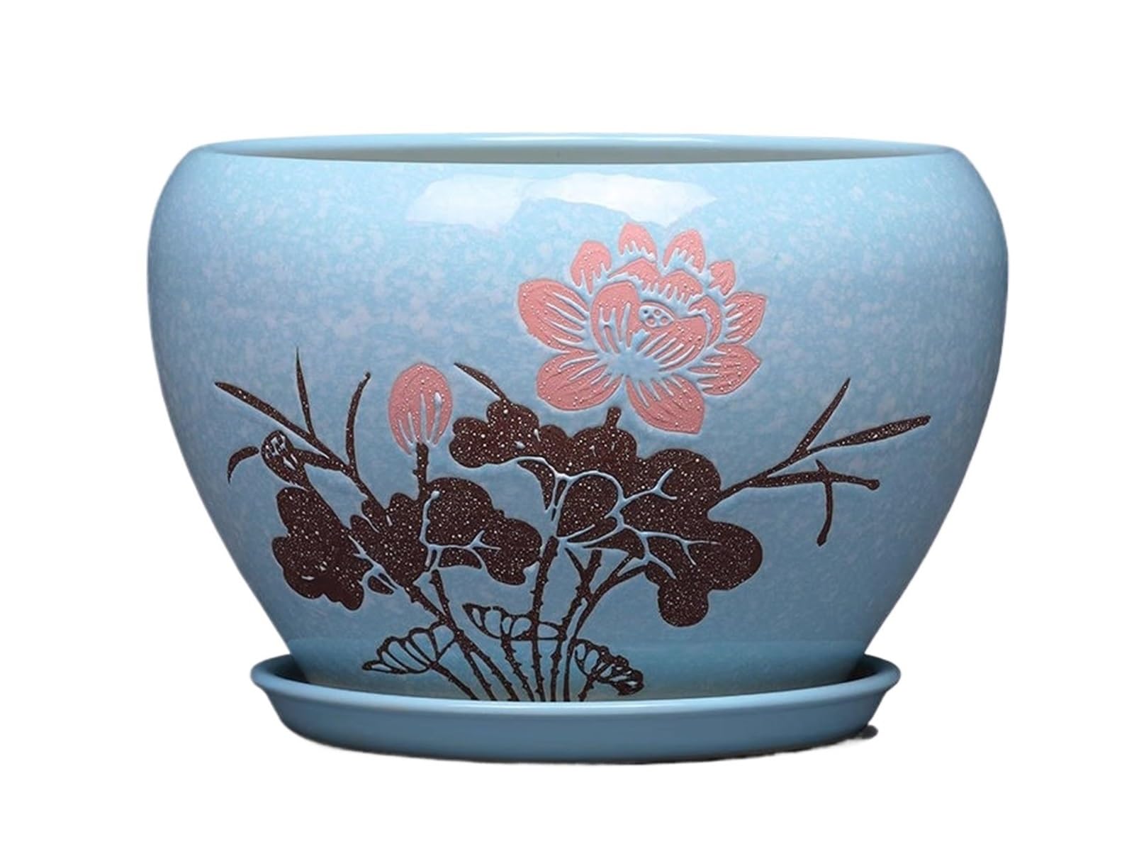zhangrui1888 Garden Plant Pots Simple and Elegant Ceramic Flower Pots are Suitable for Planting Aloe Vera Orchids Etc Flower Planters