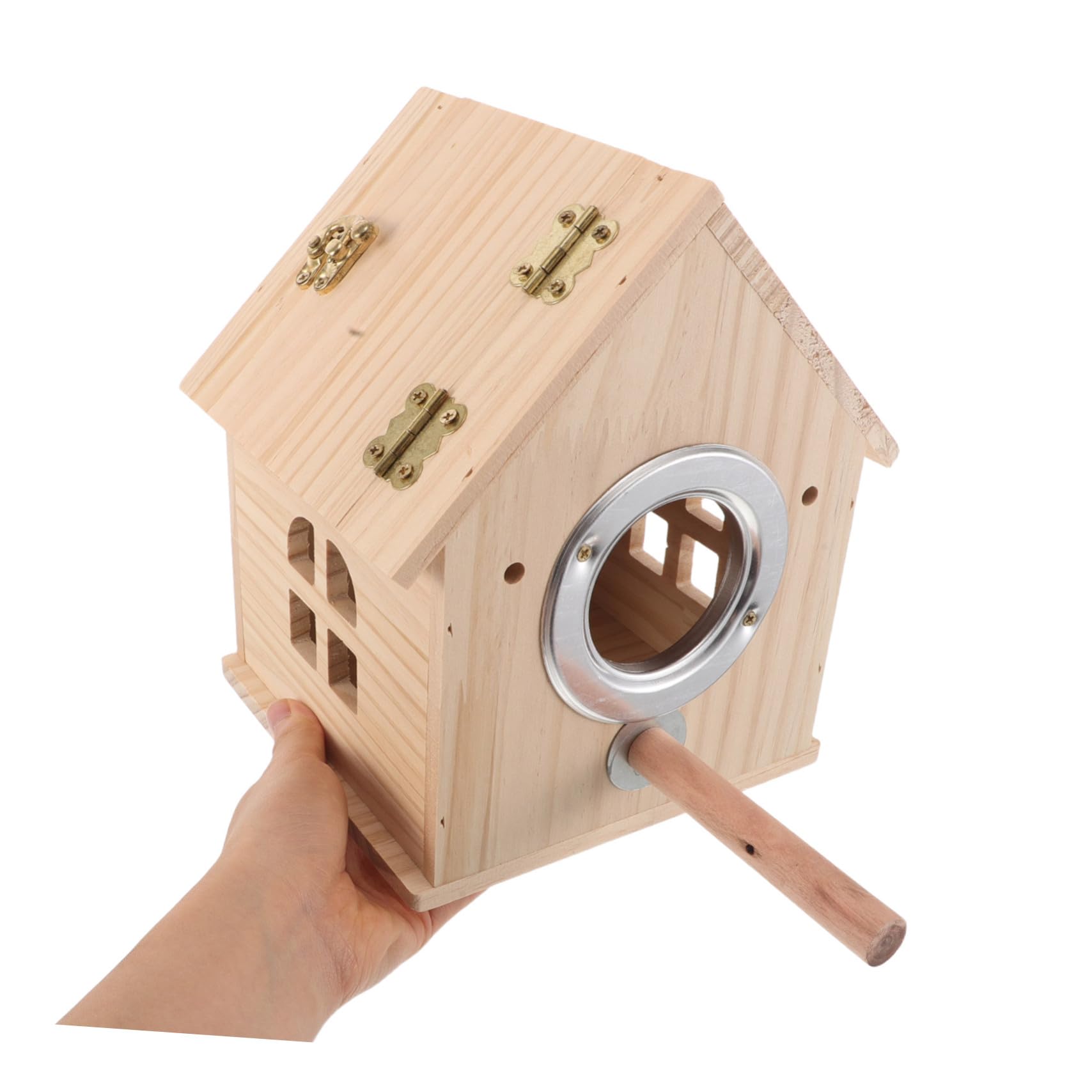Caja De Cría para Casa Nido para Periquitos Jaula De Cría para Pájaros Caseta para Pájaros