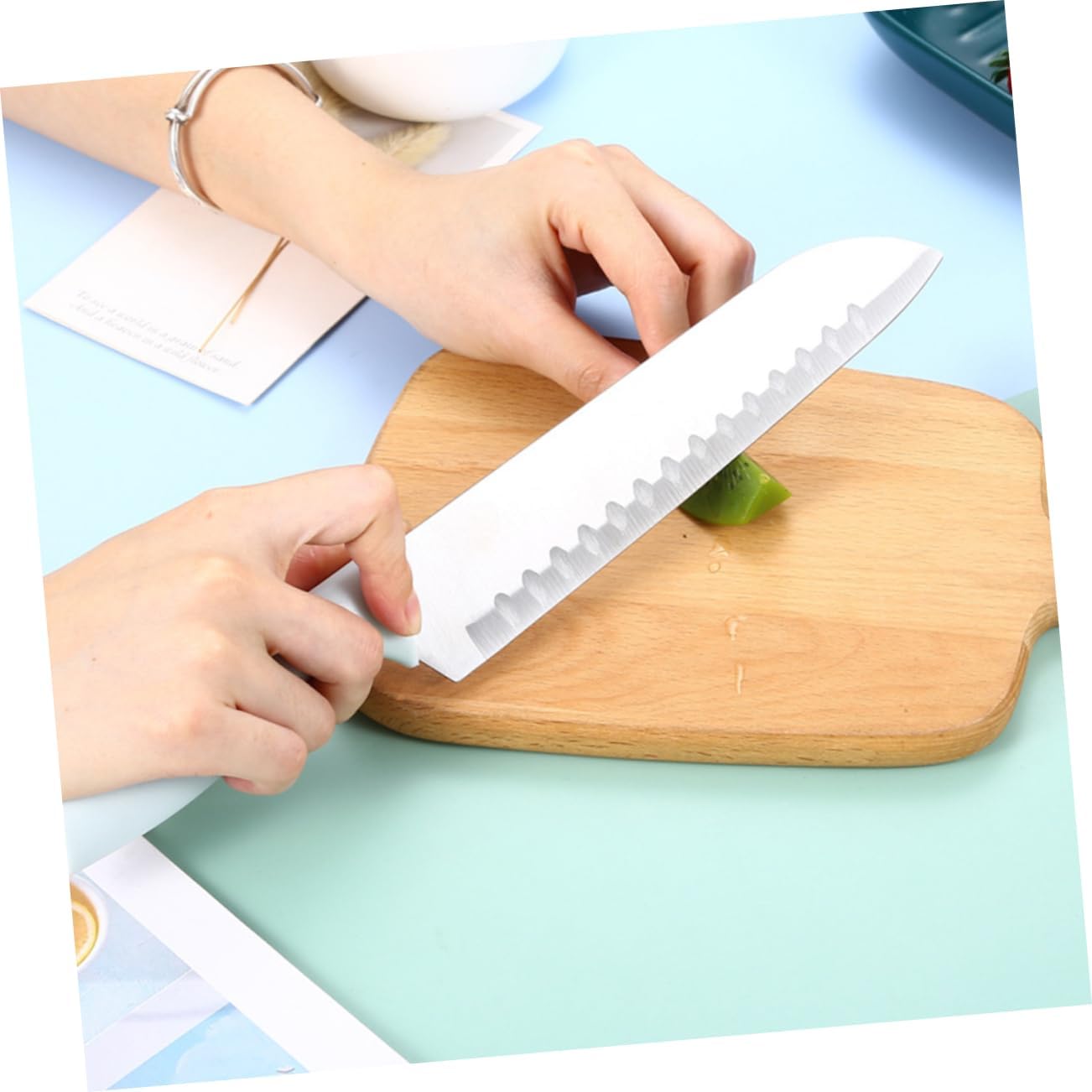 Stainless Steel Fruit Cutter Kitchen Tool with Ergonomic Handle