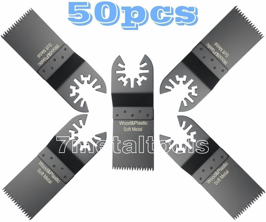 50pcs quick change blades for ROCKWELL DREMEL DeWalt oscillating Multi Tools ITEM 