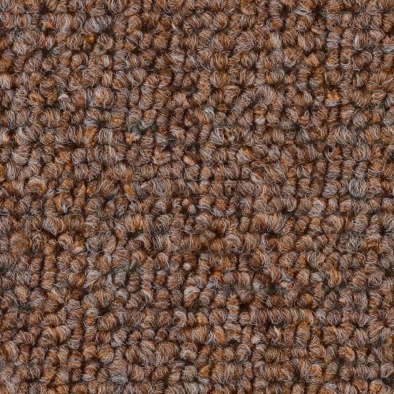 Teppichboden Meterware 400 cm und 500 cm Breit Auslegware mit Schlingen Struktur in Braun ideal für...