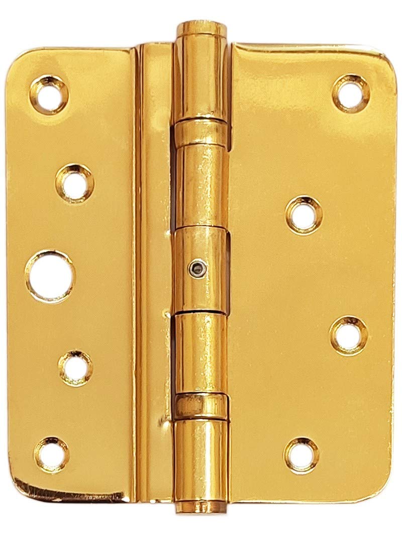 Gardinia Silver 4 Inch 5 Knuckle Timber Upvc Composite Butt Type Door Hinge In Gold