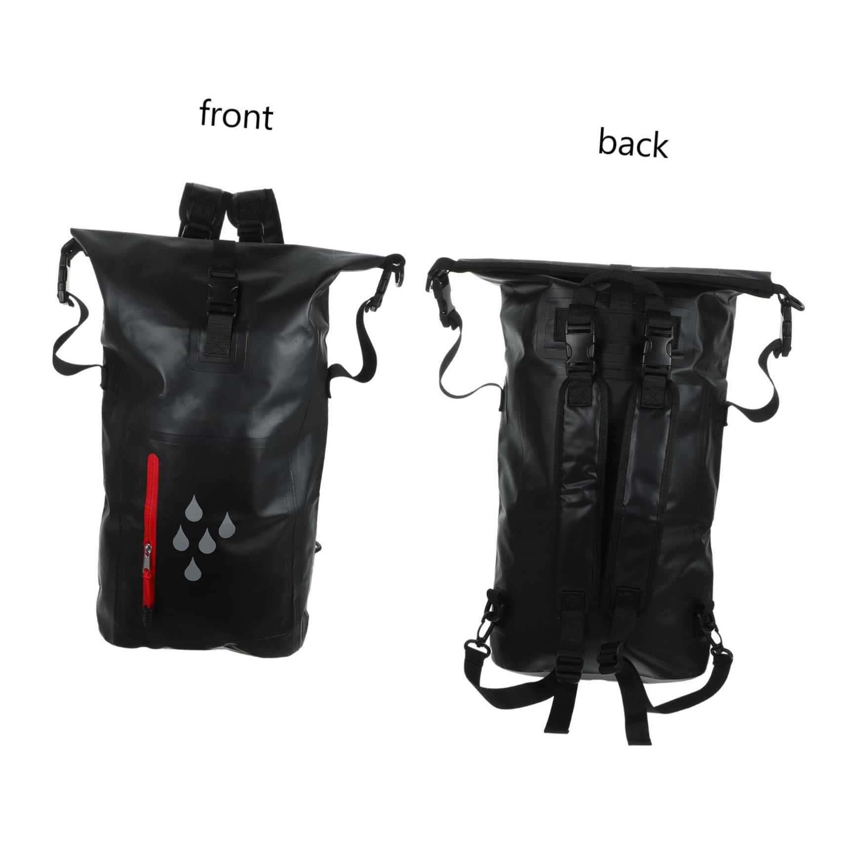 Toyvian 25l Tasche Sommer Dry Tasche Rucksack aus 500d PVC Mesh Stoff Leichter und Mobiler Packsack mit Schultergurt für Outdoor Sport und Schwimmen
