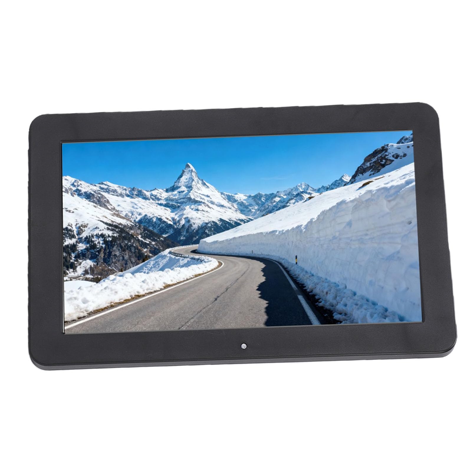 FTVOGUE Reloj Digital Grande de 10,1 Pulgadas con Reproducción de Video Múltiples Alarmas Ajuste de Brillo 12 Opciones de Idioma para Usuarios Internacionales Tamaño de Pantalla ABS: 10,1 Pulgadas