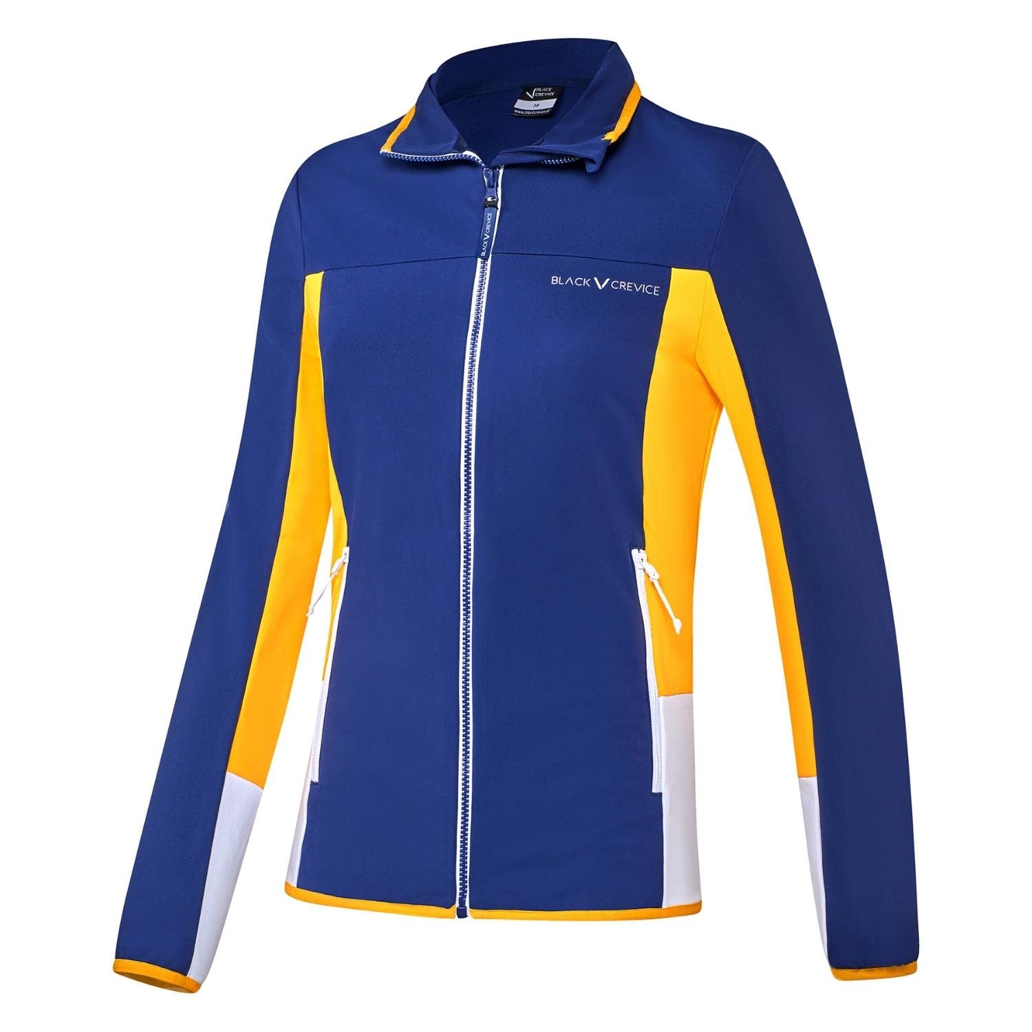 Black Crevice Damen Second Layer I Midlayer I Damen-Shirt aus funktionalem Stretch-Fleece-Material I elastisches & atmungsaktives Funktionsshirt I hochwertiges Thermo-Funktionsshirt Damen