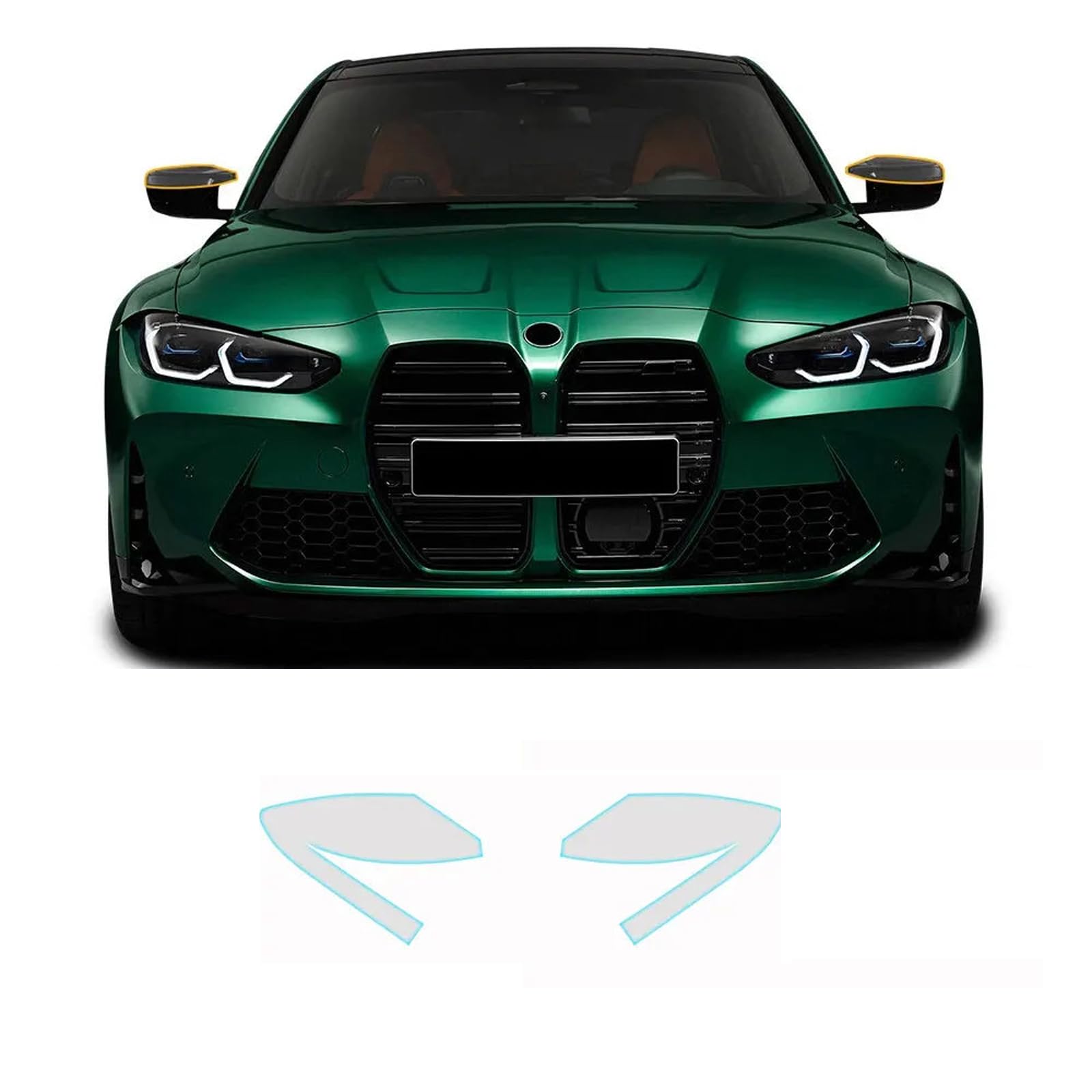 Evita arañazos en retrovisor usando la película protectora de TPU para BMW M3