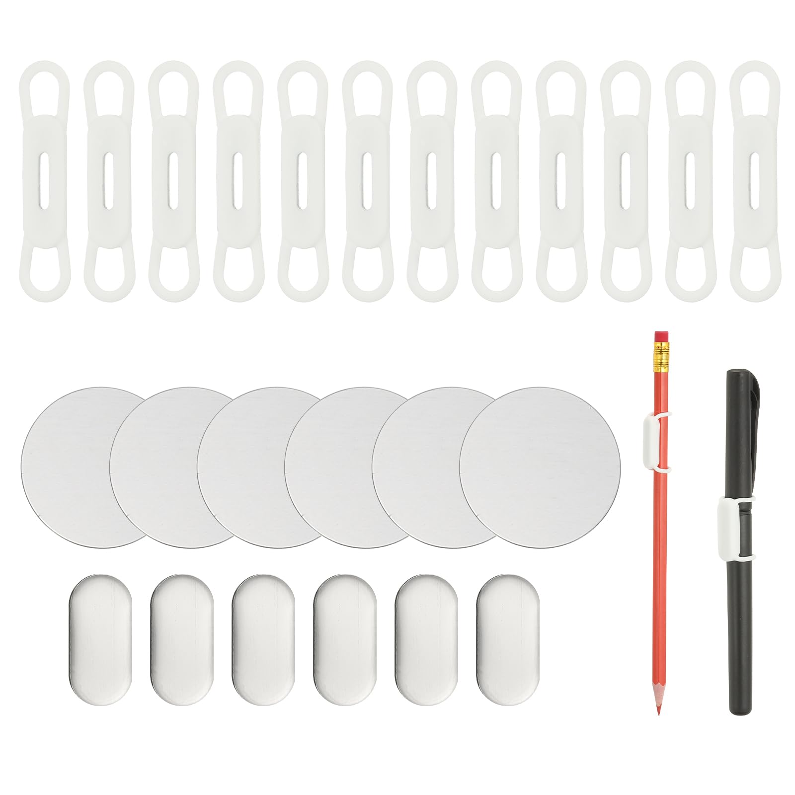 PATIKIL 12 Pcs Magnetic Pen Pencil Holder