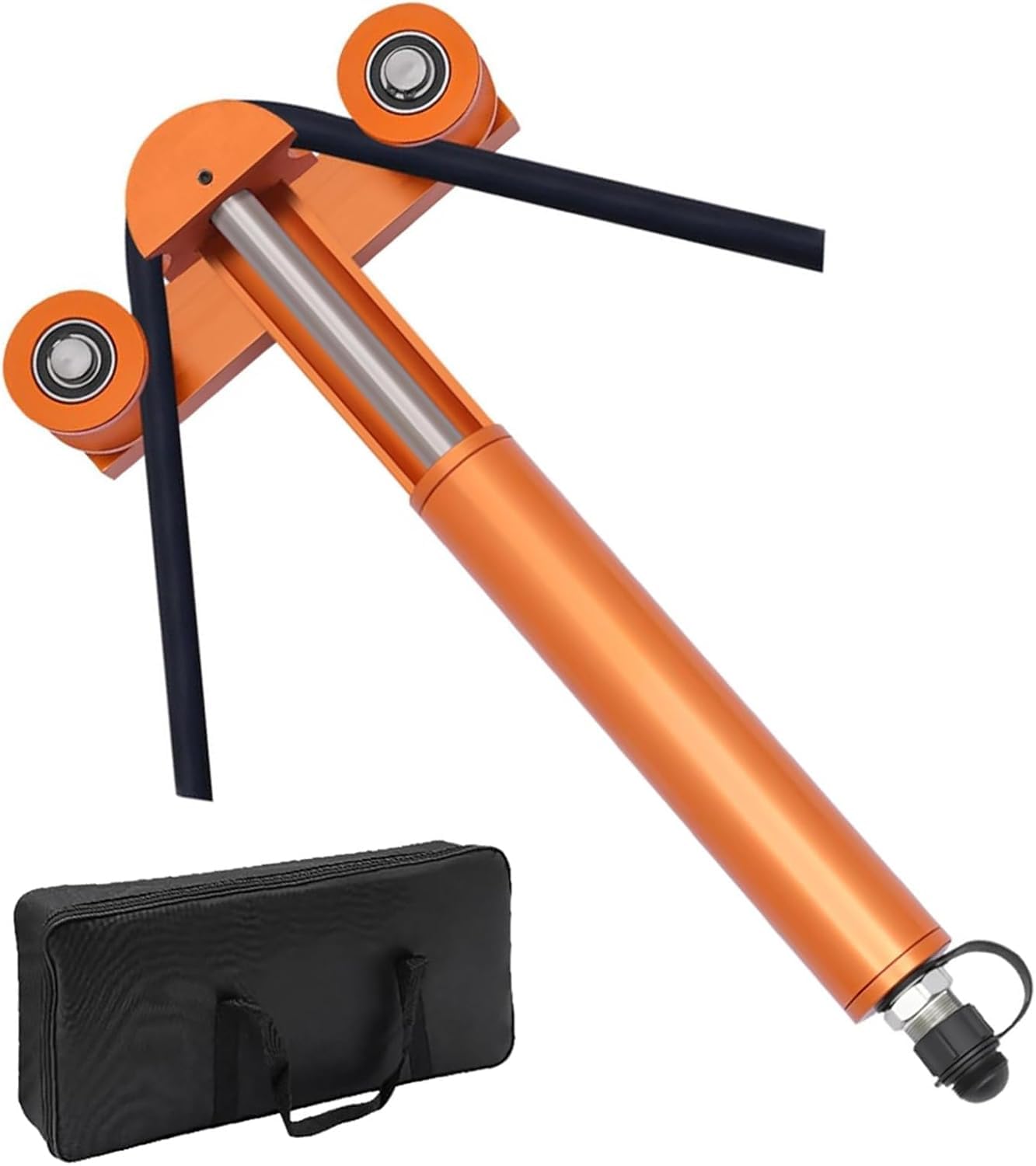 Doblador de cables hidráulico manual, herramienta portátil con trinquete ajustable de 0 a 180° para tubos.