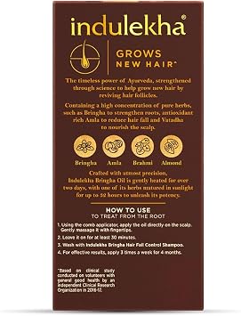Indulekha Bringha Hair Oil Selfie Bottle 100ml (1 Pack) by Indulekha