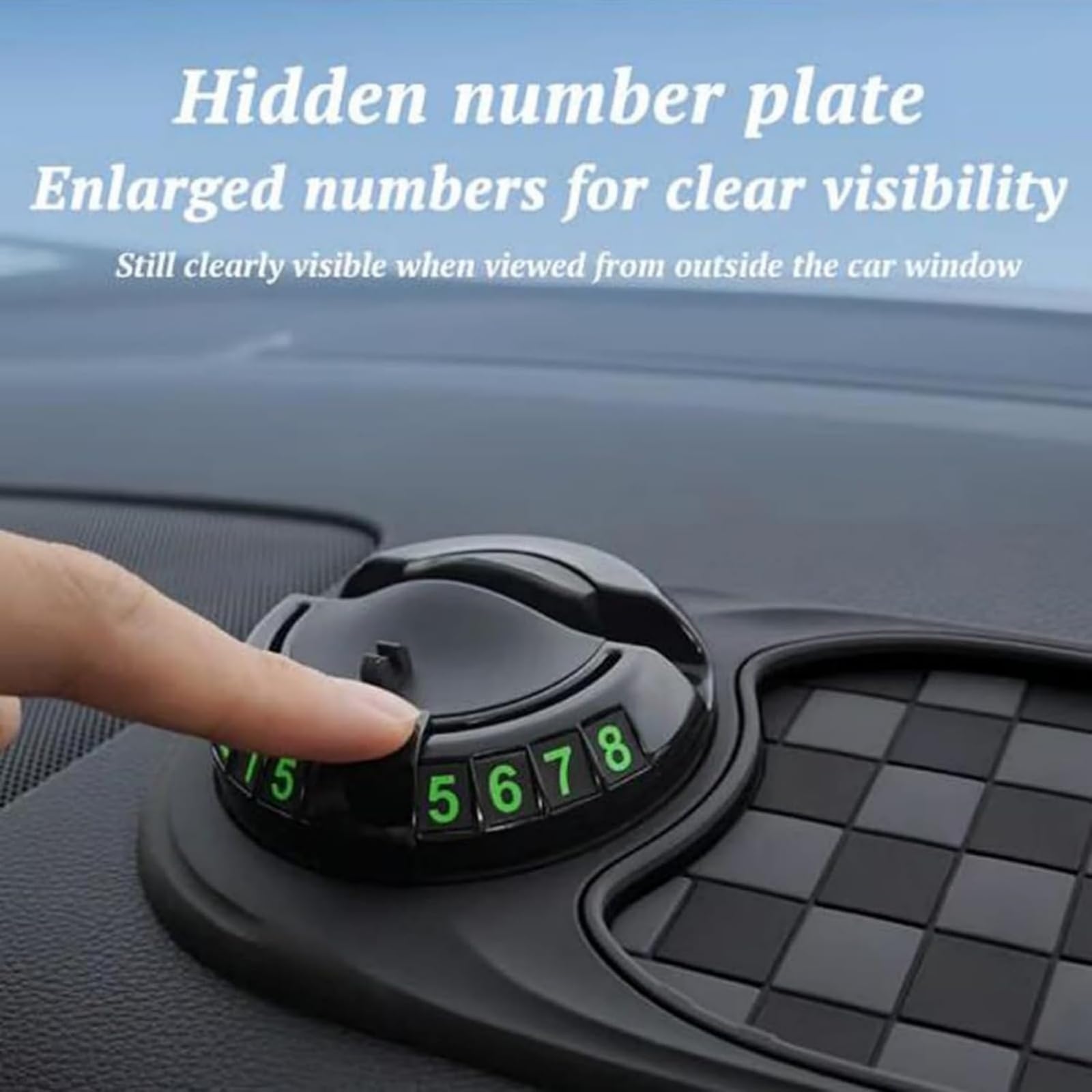 Multifunction Car Anti-Slip Mat 360 Rotating Universal Phone Pad Holder Car Anti Slip Mat Dashboard Mobile Phone Holder — view 6