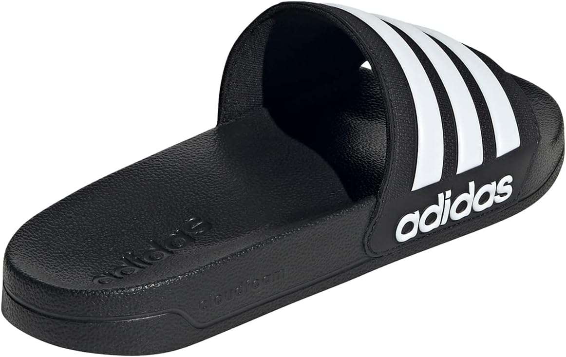 adidas Adult Adilette Shower Core Black/White/Core Black 10