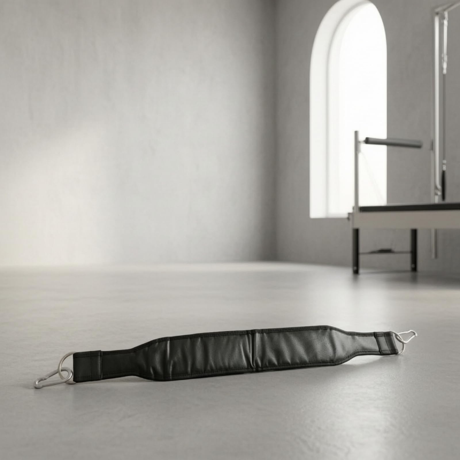 Amagogo Cinturino Pilates Sospensione Cinghia Bilanciamento Stabilità con Fissaggi Metallici su Due Lati Centro Imbottito Largo E Costruzione Rinforzata in