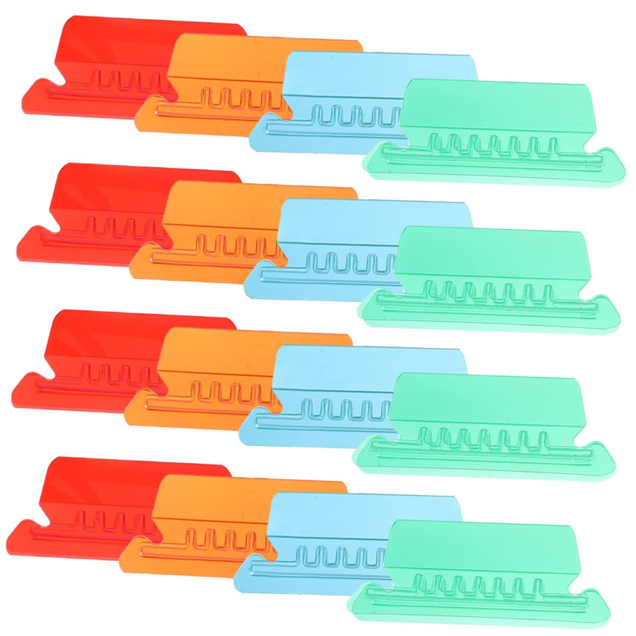 OSALADI 4 Set Etichette Trasparenti Per Sospese Inserti Colorati Arancione Per Archiviazione Documenti Ufficio Scuola Organizzazione Facile E Resistente 40 Pezzi * 4