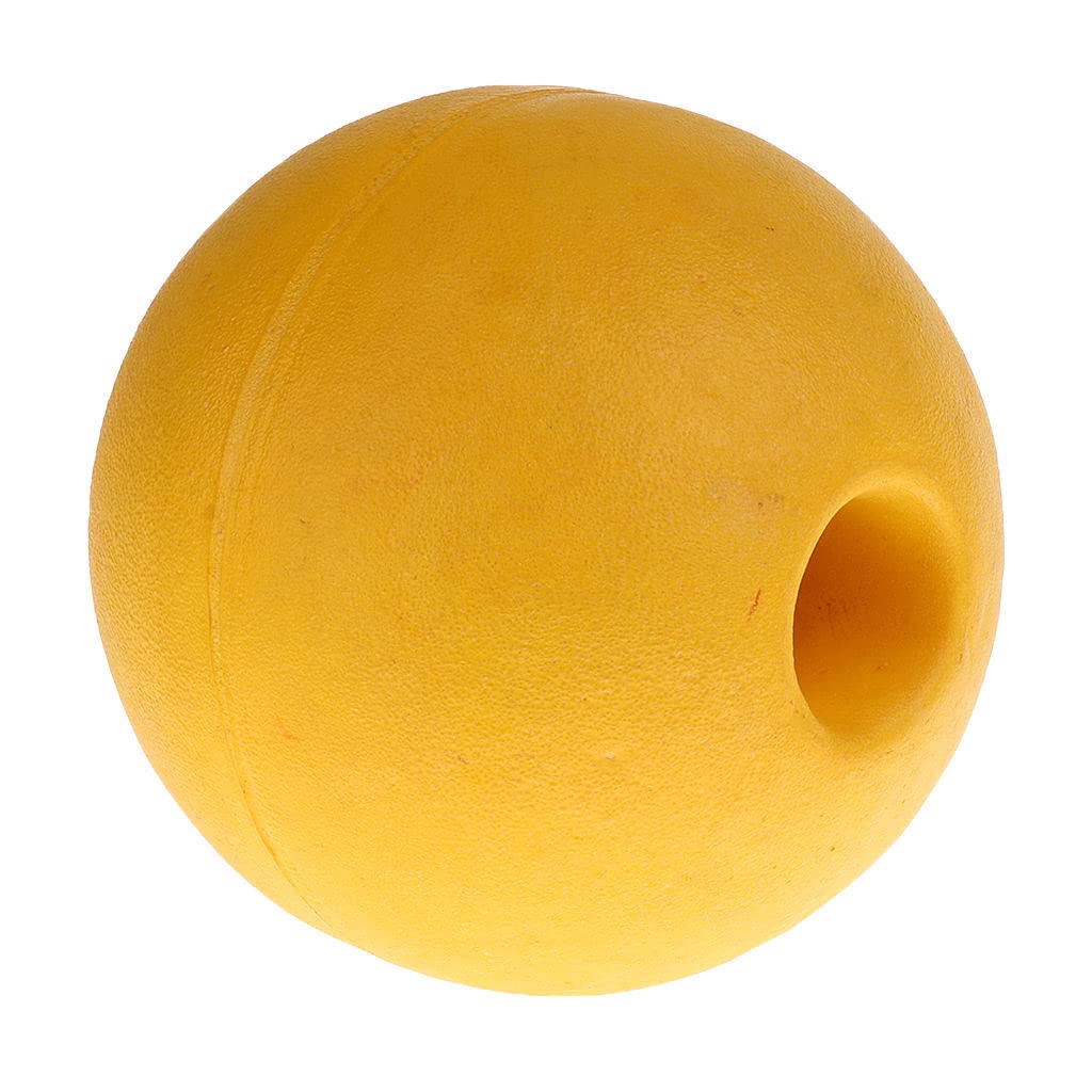 LOVIVER PVC Rope Floats for Pools, Fishing Nets, Ski Ropes, Anchor Lines, Marker Buoys, Swimming Lanes, Yellow, 15x15cm