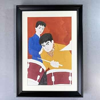 【貴重】和田誠 ／ 額装：パルプフィクション 直筆サイン入 +ミニポスター3枚付 貴重】和田誠 ／ 額装：パルプフィクション 直筆サイン入 +ミニ