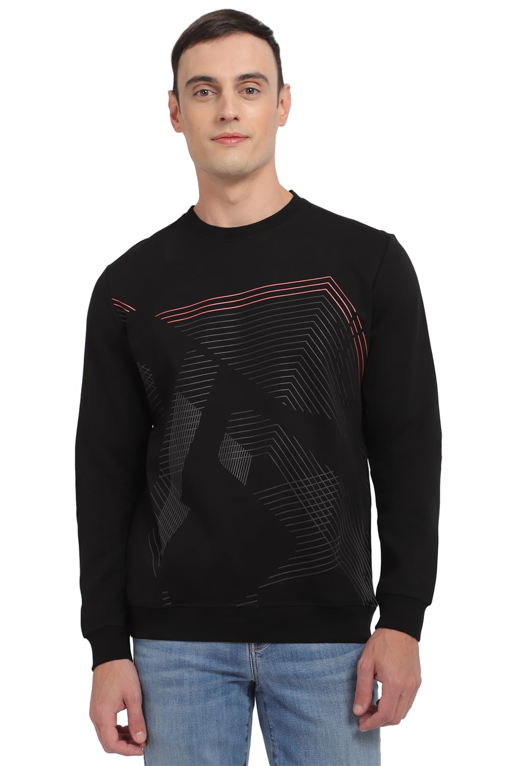 allen solly Cotton Men Crew Neck Sweatshirt-picture-49