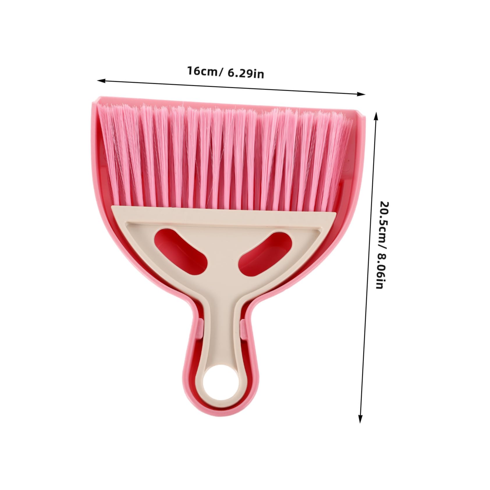 SOLUSTRE Portable Mini Broom Dustpan Set Compact Cleaning Kit for Desktop Keyboard Cleaner Brush