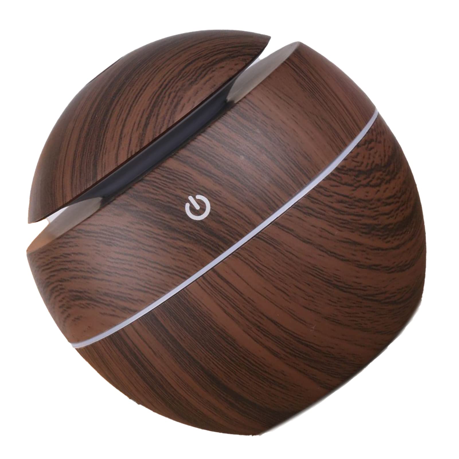 SIXRUN Humidificador USB de Grano de Madera, Compacto, Portátil, 5V, 2W, para Dormitorios, Salas de Estar, Oficina, Coche, Regalos Prácticos