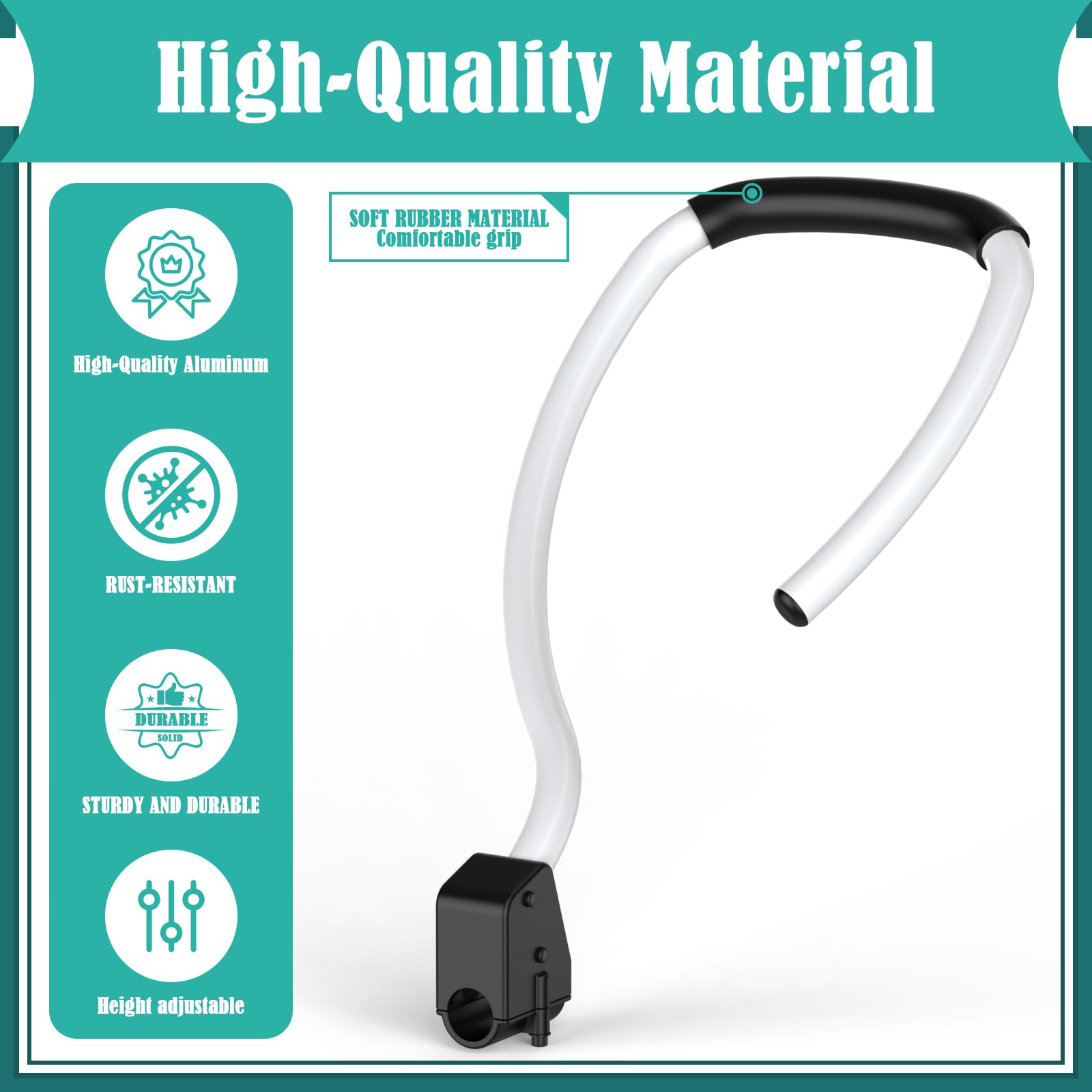 Impugnatura ergonomica per decespugliatori di erbacce, manico per decespugliatore con staffa per decespugliatore, cura del prato, paesaggistica