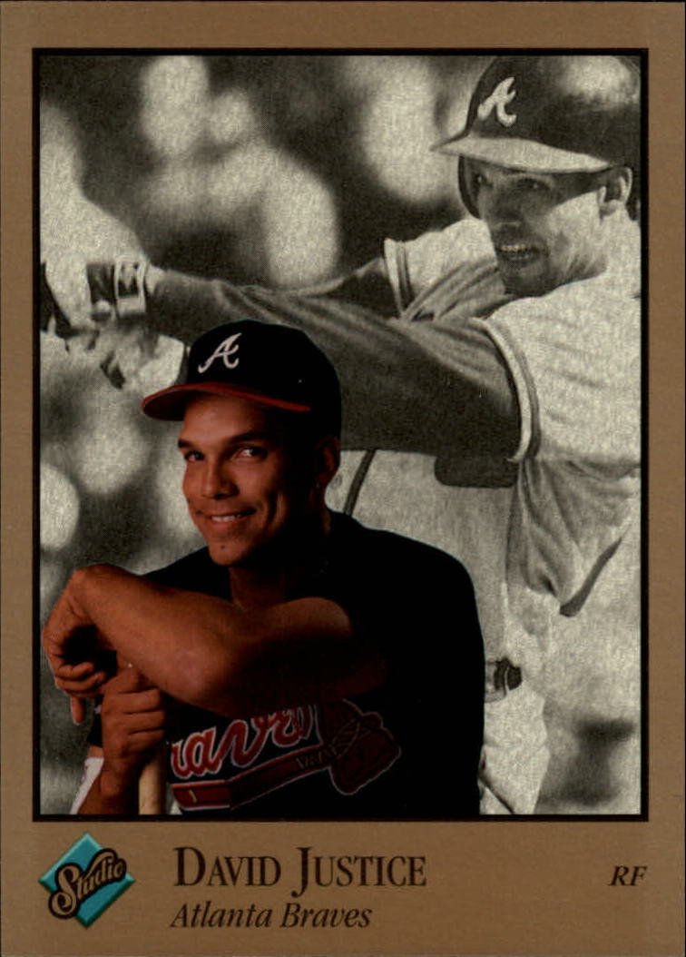 Amazon.com: 1992 Studio Baseball Card #5 David Justice : Collectibles &  Fine Art