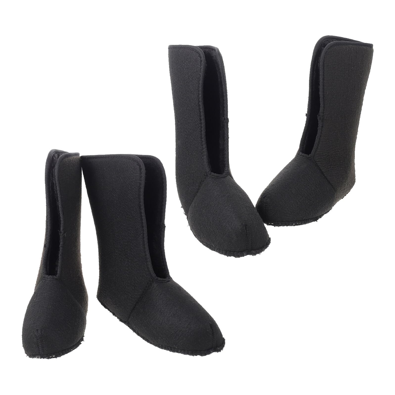 STOBAZA 2 Paia Solette Termiche Sostitutive per Stivali Invernali da Uomo Fodera Rimovibile in Peluche per Scarponi da Trekking e Cosplay Inserti Antiscivolo per Climi Freddi Taglia 44