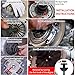 OFBAND Clutch Alignment Tool,Universal Car Alignment Tool Kit for Most Cars and Light Trucks Clutch,Car Accessories Single Disc Clutch Alignment Plates Tool with 2 Plastic Sleeve