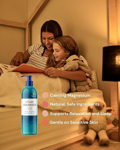 Miniatura 4 de Loción corporal de magnesio natural - Tecnología de entrega Mg++ - Cloruro de magnesio puro U.S.P. - Sin fragancia - Sin perfume calma + reposición