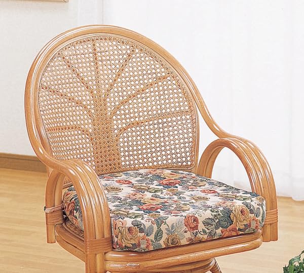Amazon｜【今枝商店】籐 ラタン 回転座椅子 ラウンドチェア AMZS581 座