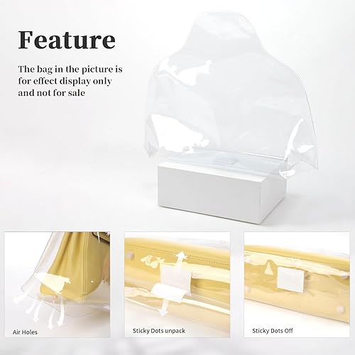 Miniatura 2 de KINGS IN BAG Bolsas para el polvo de lujo, bolsa transparente para bolsos de lujo, bolsas de almacenamiento a prueba de polvo