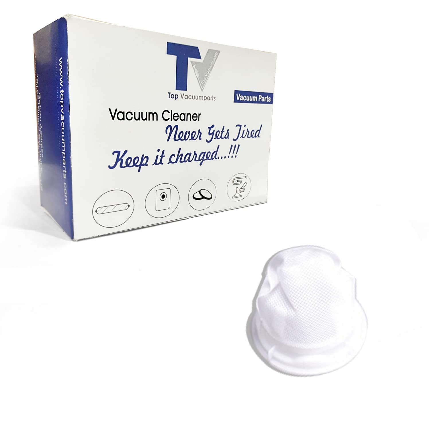 Replacement Part For Bissell Filter Fits Feather Weight 3106K, 3106L, 3106P, 3106A, 3106Q, 2562E, 3105, 3106, 31061 Vacuum Cleaner Models 2PK # compare to part 3204E