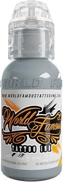 World Famous Tattoo Ink - Rolling Stone Tattoo Ink - Professional Tattoo Ink & Tattoo Supplies - Skin-Safe Permanent Tattooing in Bold Shades - Vegan & Non-Toxic 1 oz