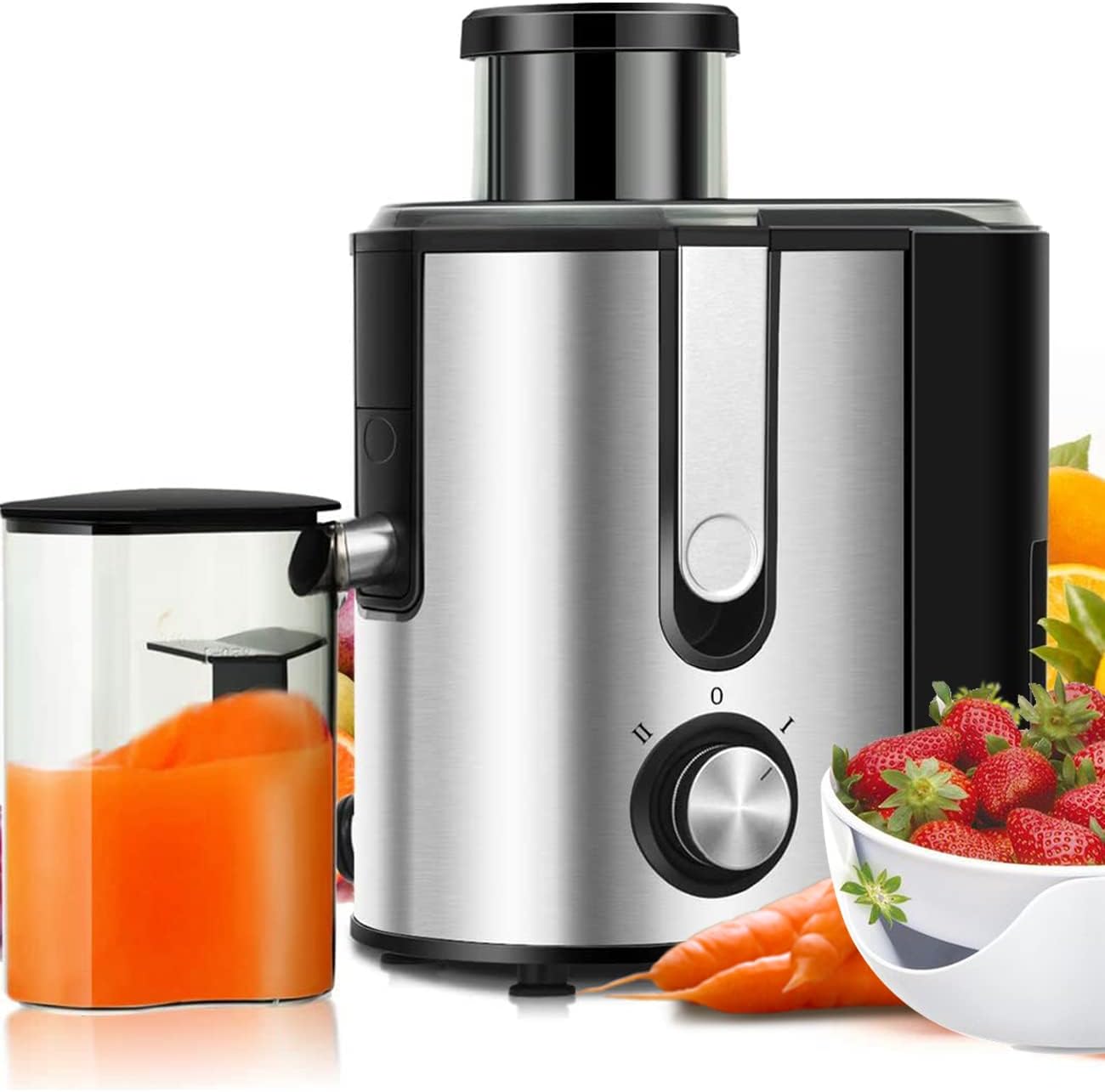 Masticating Juicer Extractor with Dual Speed Control