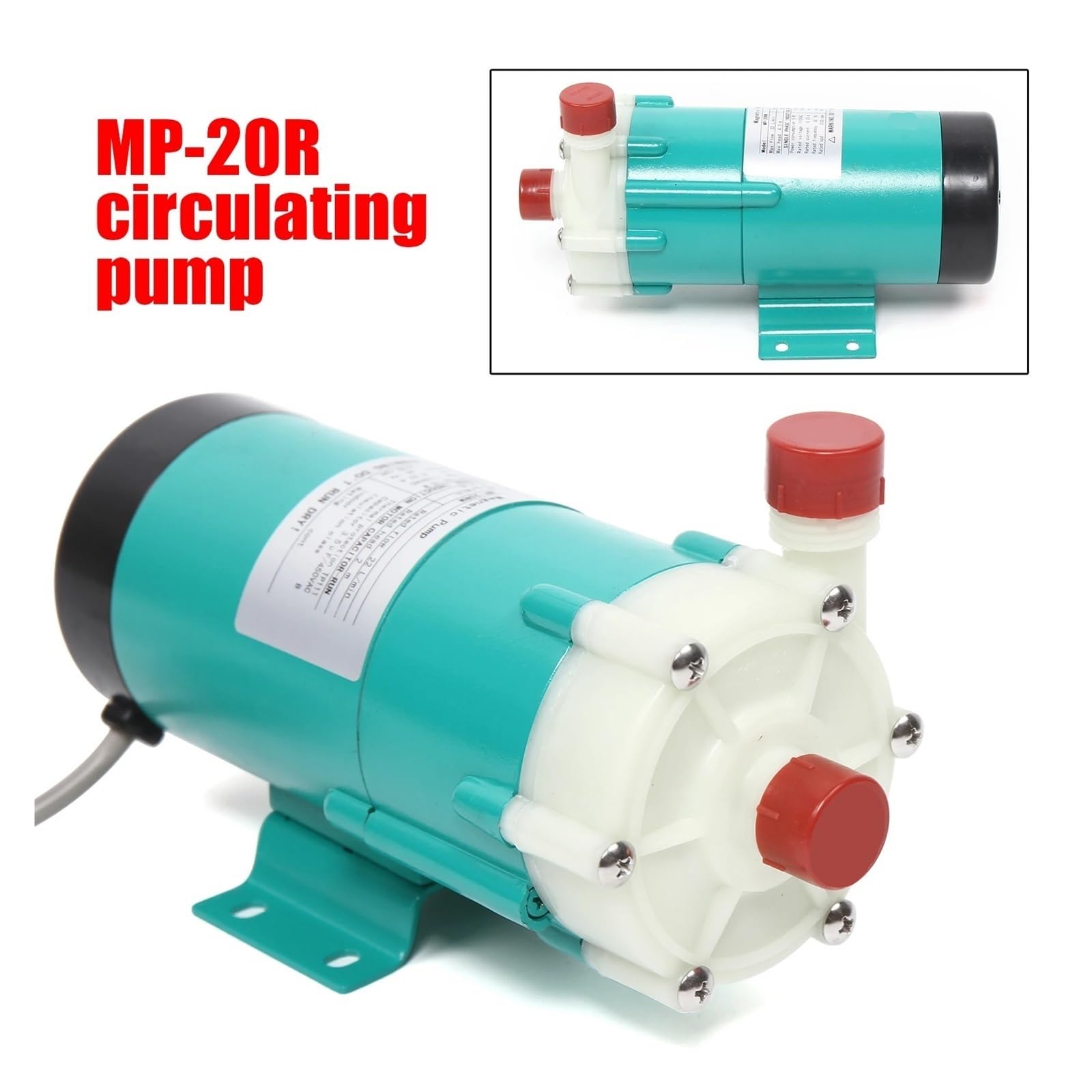 Bomba sumergible pequeña ajustable Minibomba de agua circulante de accionamiento magnético Mp-20R de 110 V