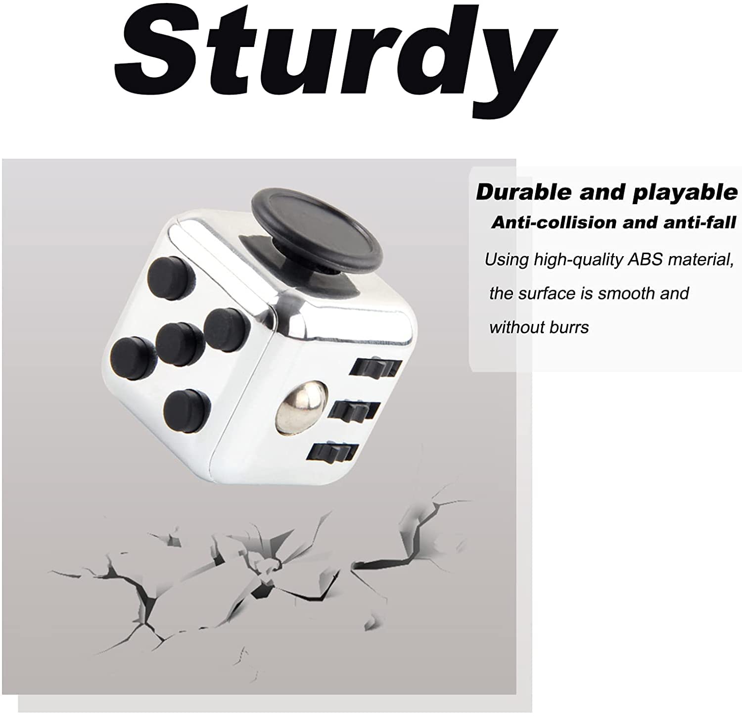 Amazon | フィジェットキューブ 6面 Fidget Cube 脳トレ 暇つぶし