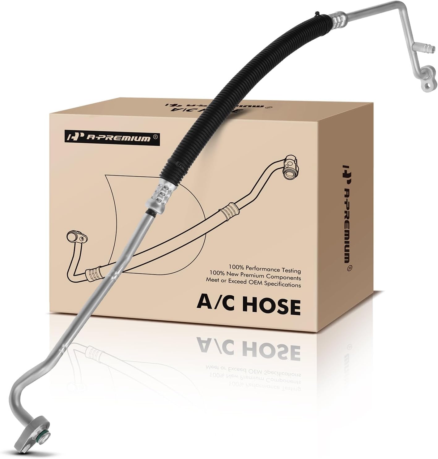 A-Premium A/C Liquid Line Hose Assembly Compatible with Chrysler PT Cruiser, 2004-2010, 2.4L, Naturally Aspirated, Condenser to Evap, w/Orifice Tube