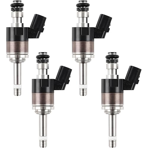 Upgraded Fuel Injector Set 4Pcs 6 Holes, Compatible with 2016-2021 Honda Civic Accord CR-V 1.5L L4 Engine, Replace# 160105PA305