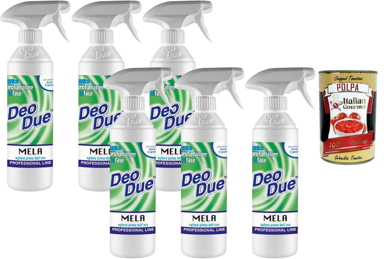 Italian Gourmet Deo Due Profumatore Bifase Mela 6 x 500ml Textilduft Spray