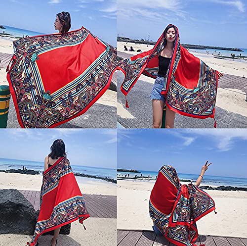 Toalla de playa para mujer ideal como fular de primavera en la piscina 3