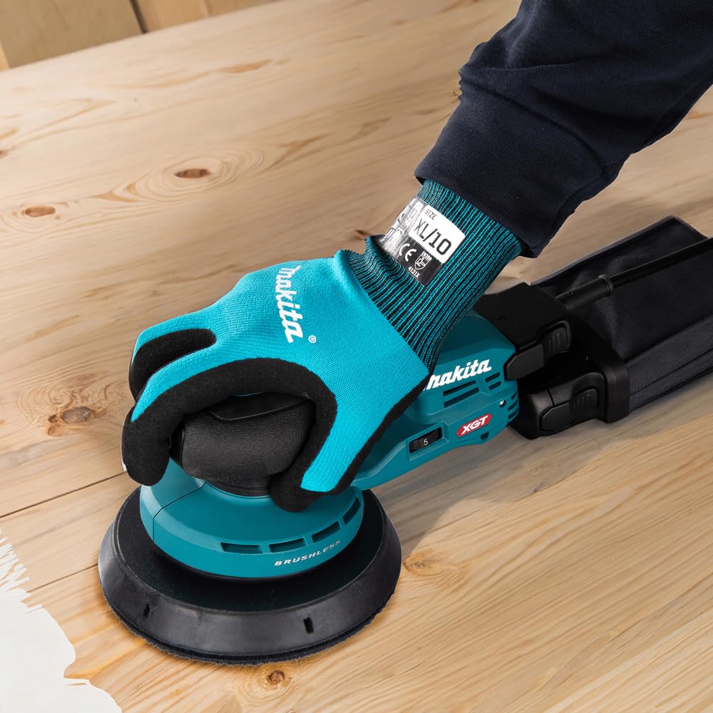 Makita BO004CGZ 40V Max Li-ion XGT 150mm Lijadora orbital aleatoria sin escobillas, baterías y cargador no incluidos