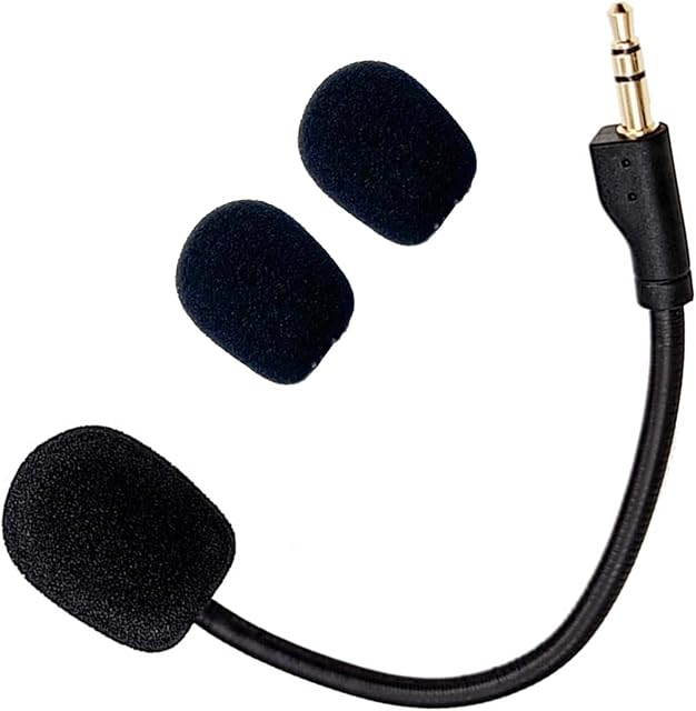 Replacement Game Mic fits for Logitech G PRO X2, G PRO X Wireless and G Pro Wired Gaming Headsets, Detachable Noise Cancelling Crystal-Clear Game Microphone